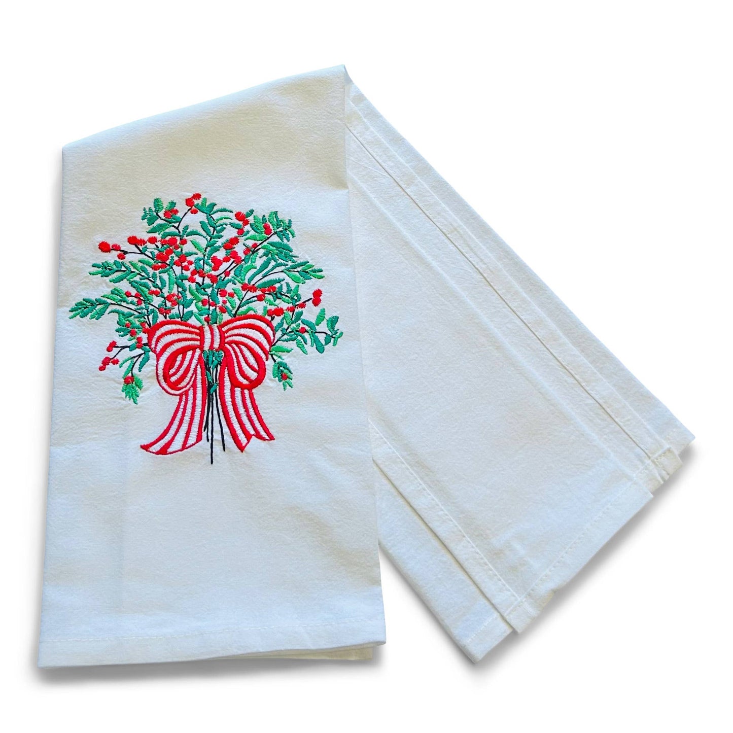 Red Berries Cotton Towel
