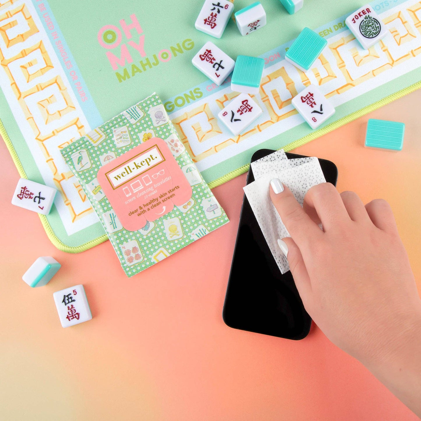 Mahj Screen Cleansing Tech Wipes