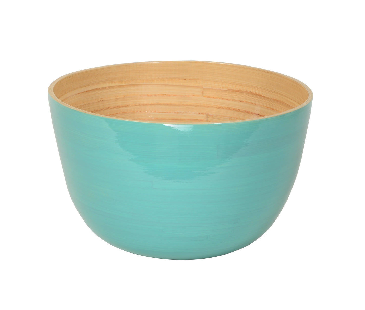 Bamboo Mixing Bowl, Ice Blue
