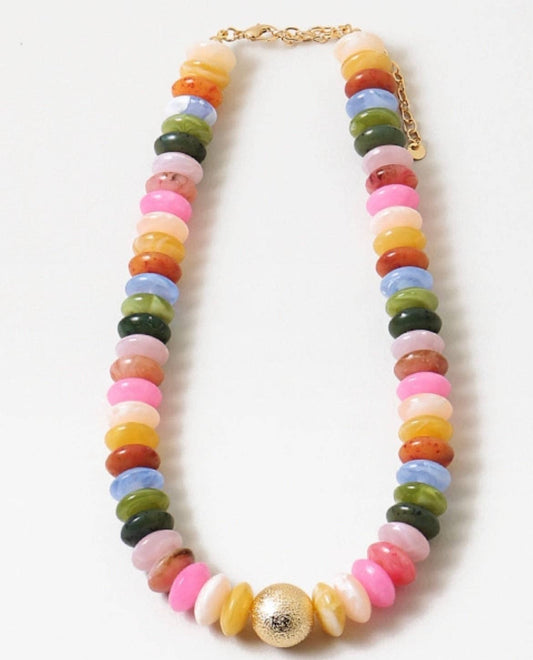 Dream in Color Beaded Necklace