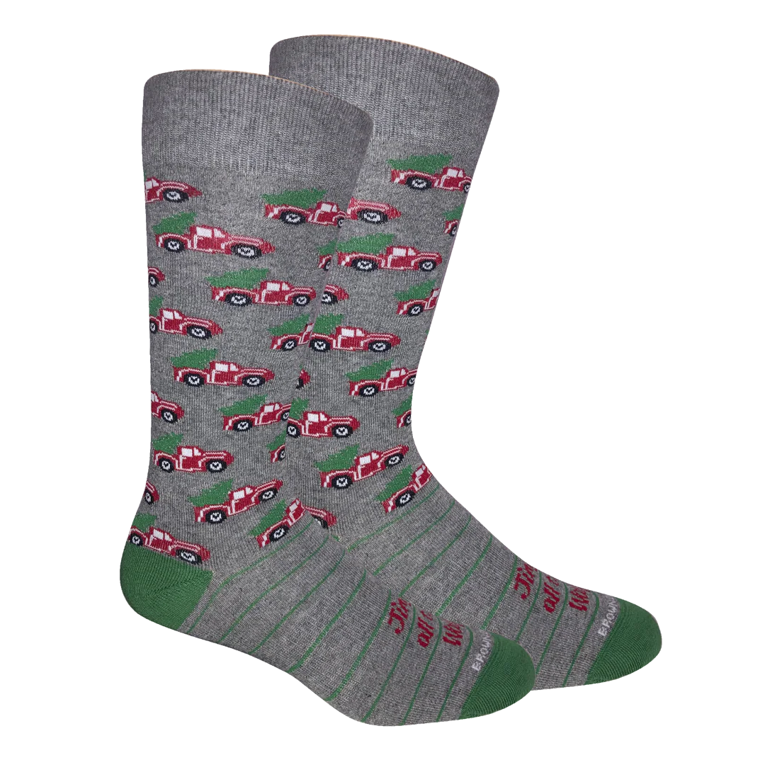 Jingle - Light Grey Heather (Red Truck)