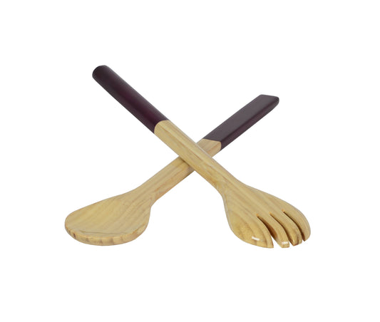 Large Salad Server Set, Blackberry