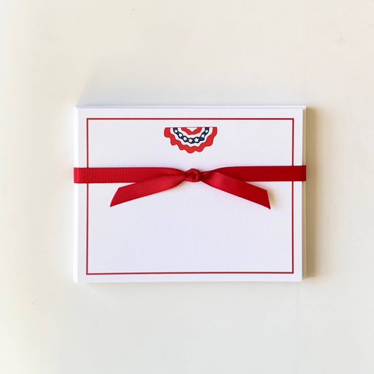Flag Bunting - Flat Note Cards
