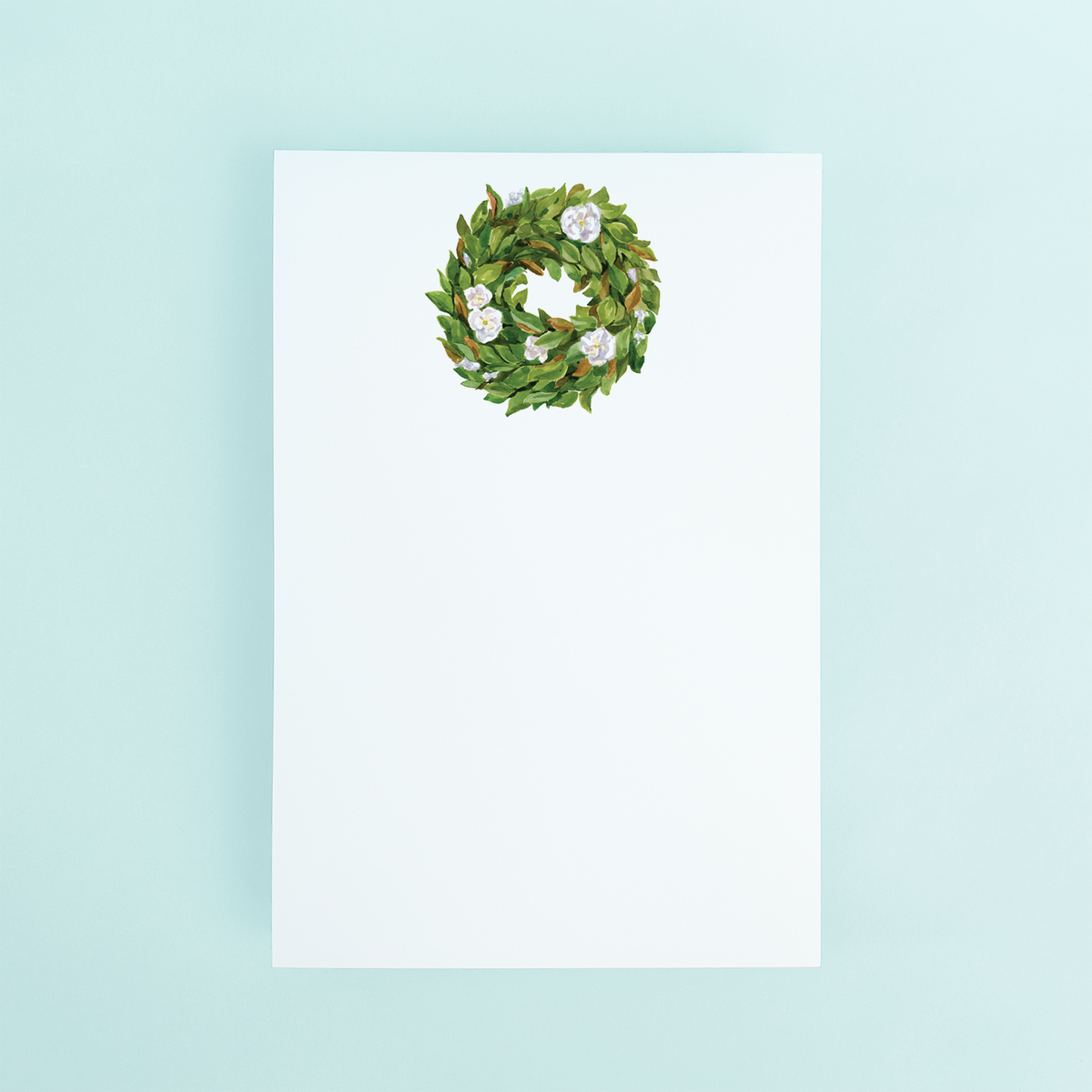 Magnolia Wreath Notepad