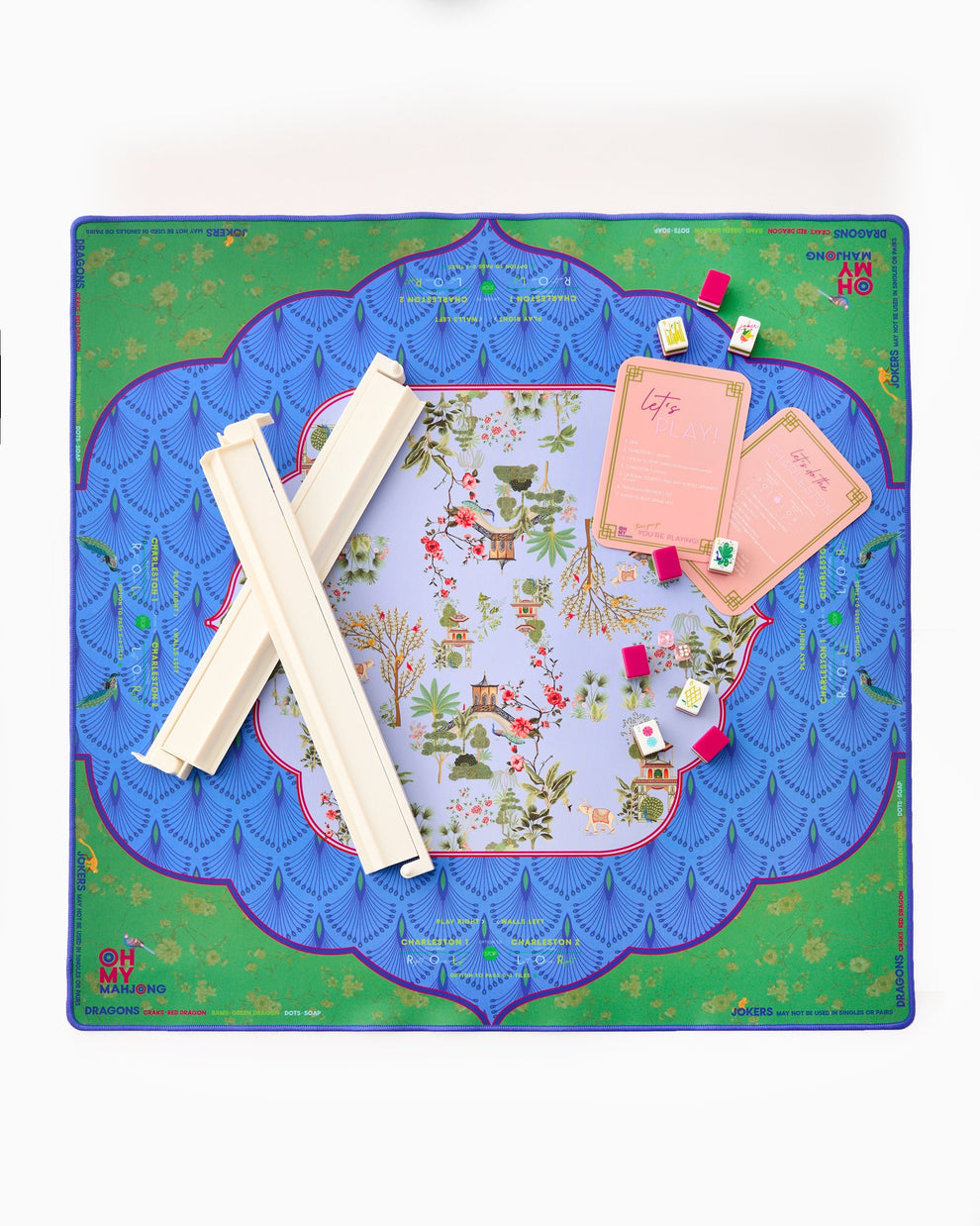 Darjeeling Mahjong Mat in Tube