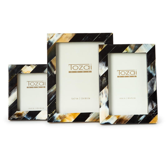 Black Horn Photo Frame, Asst'd Sizes