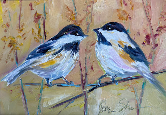 Autumn Chickadees