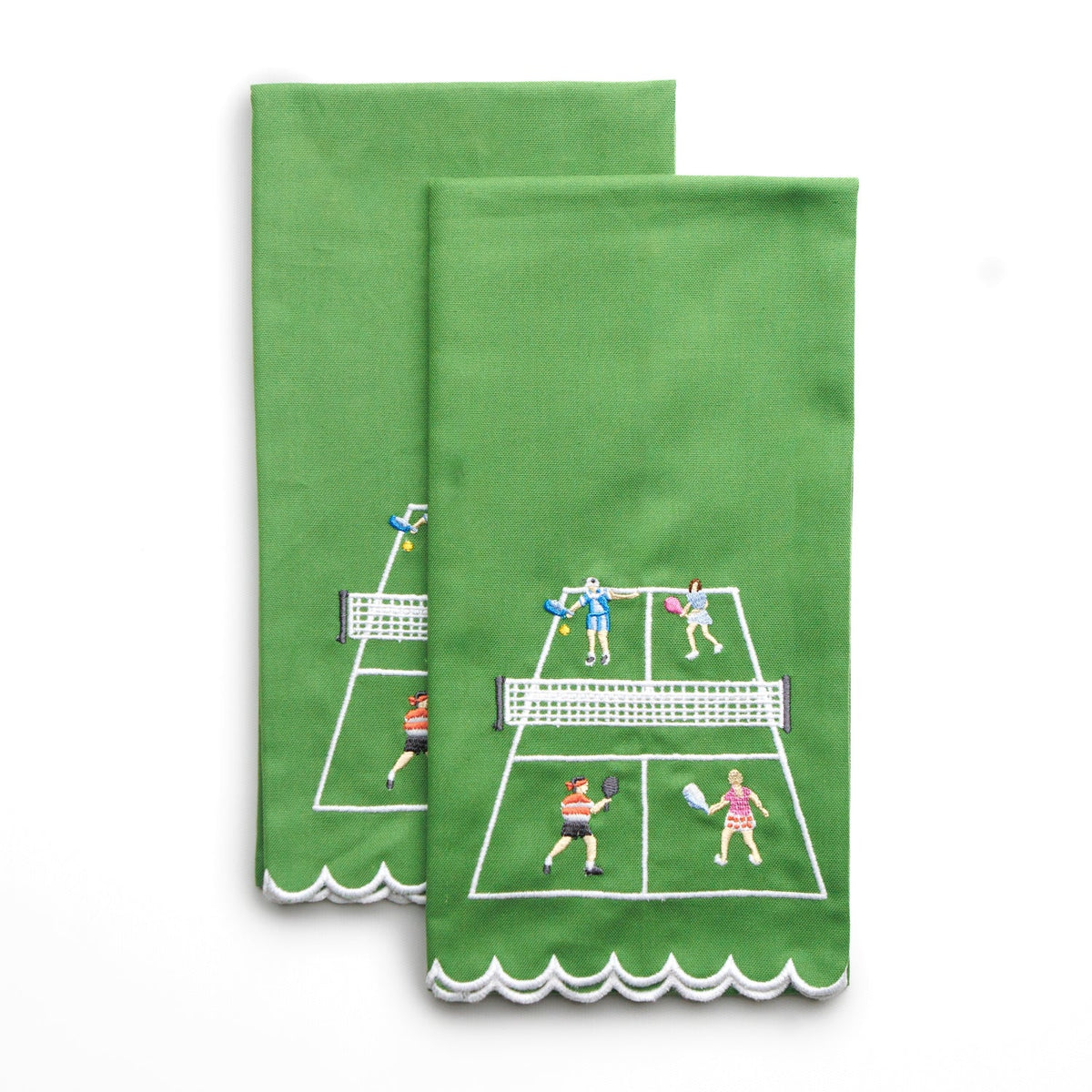 Day at the Courts Tea Towel