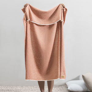 Spicy Orange Hudson Valley Throw