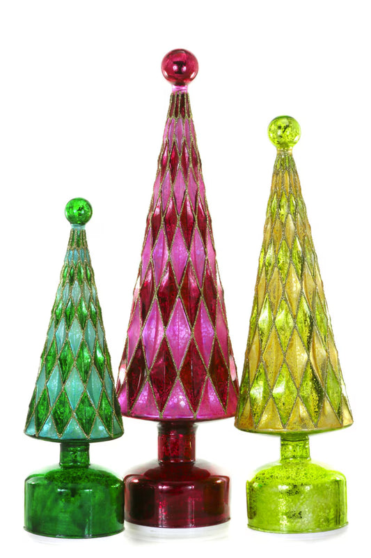 MID CENTURY SPINNING TREE | SET OF 3