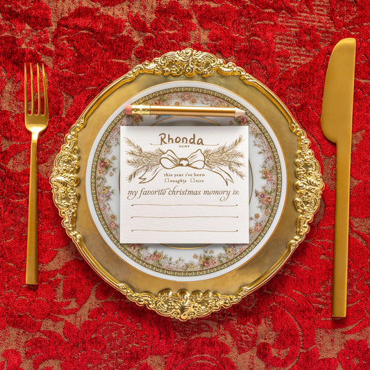 Place Cards | Christmas Memories