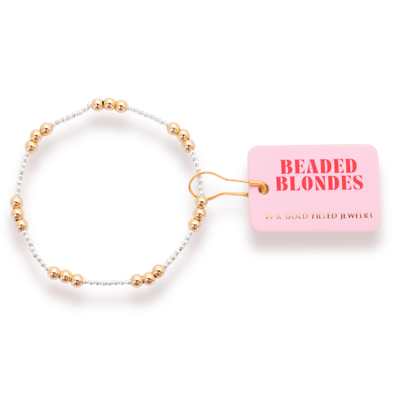 ILY Bracelet Gold with Silver