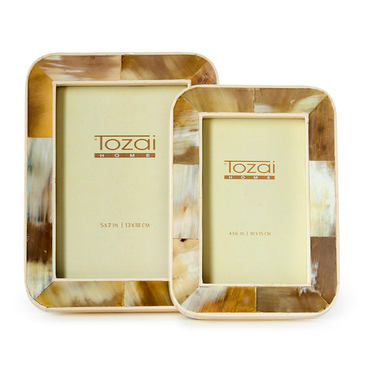 Natural Horn Photo Frame