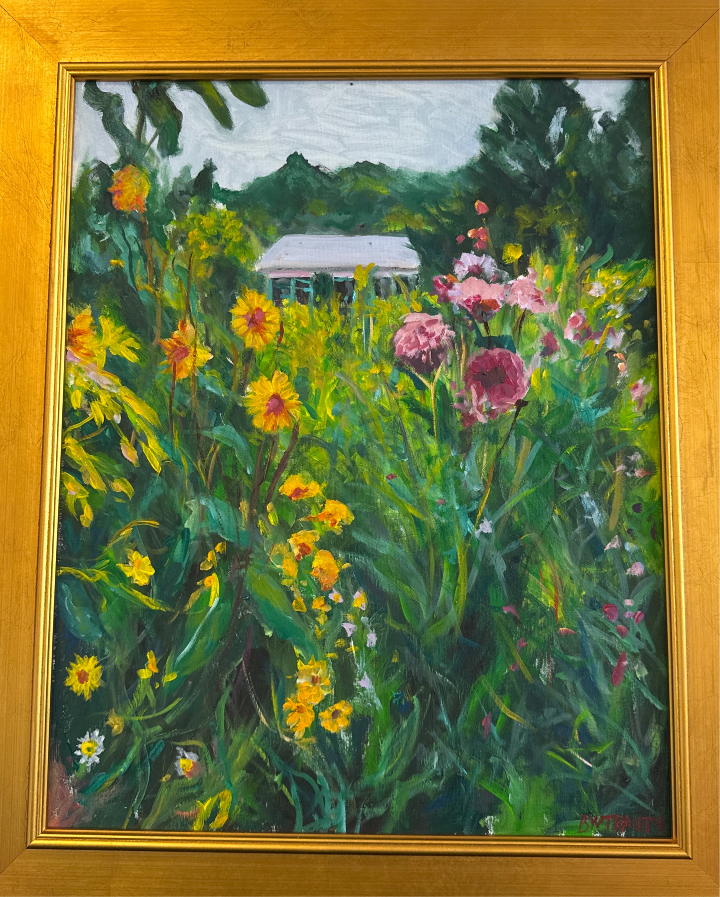 Monet’s House with Yellow Flowers