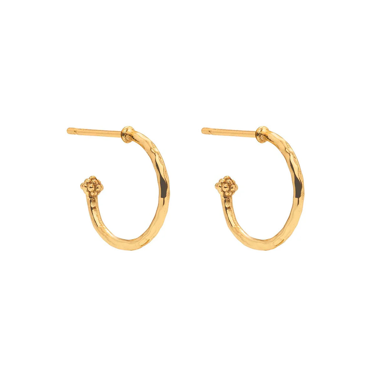 Mermaid Garden Hoop Earrings