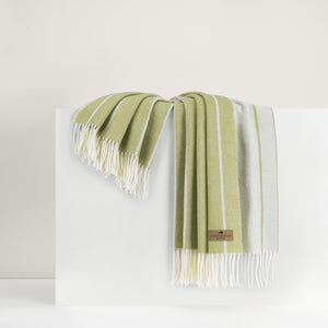 Fiji Stripe Throw - Lemongrass