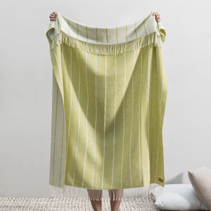 Fiji Stripe Throw - Lemongrass