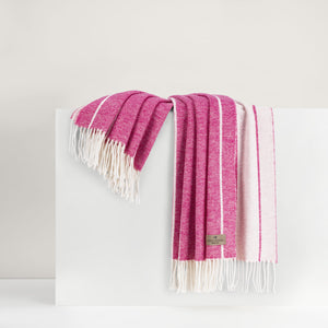 Fiji Stripe Throw - Wild Orchid