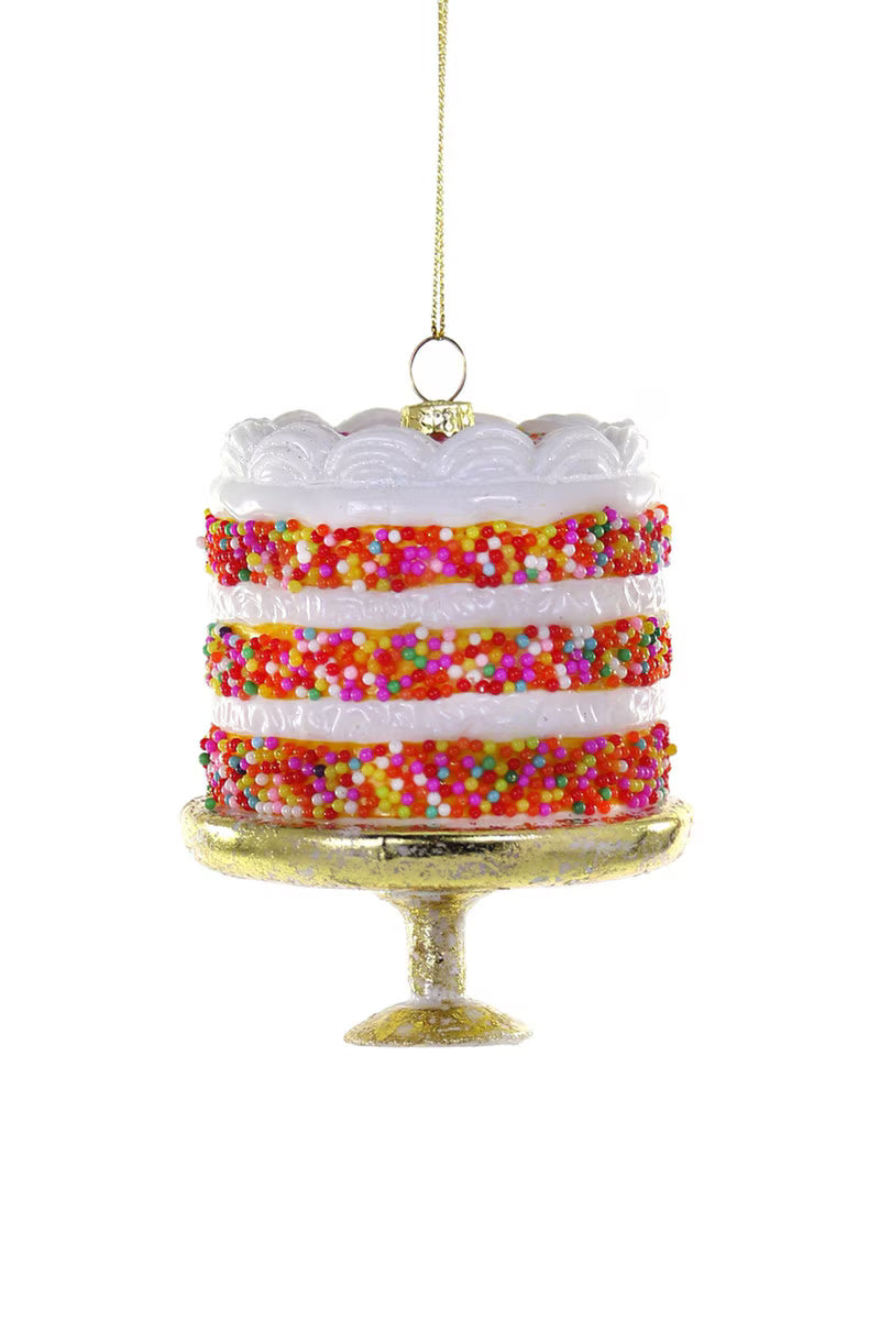 CONFETTI CAKE ORNAMENT