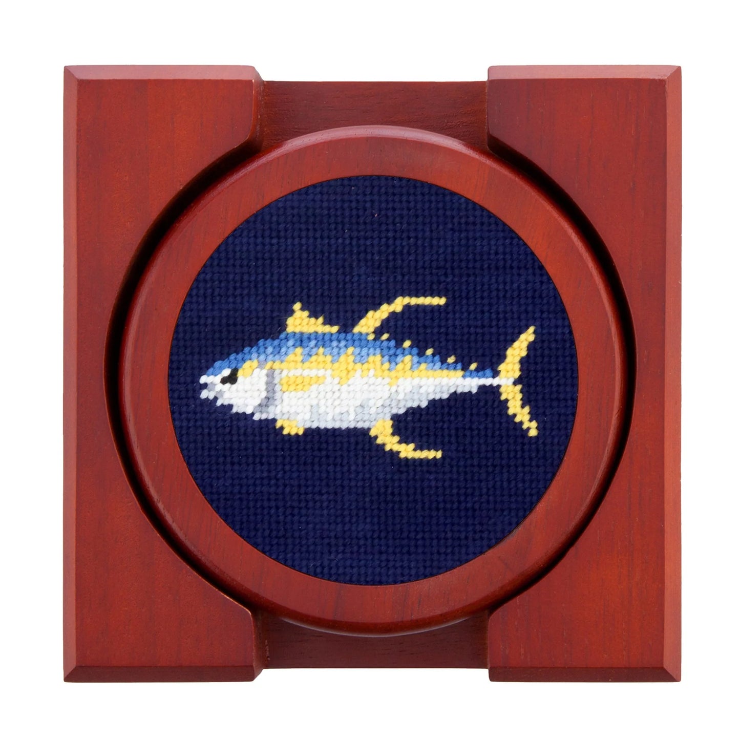 Gulf Coast Fish Coasters (Dark Navy)