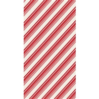 Peppermint Stripe Guest/Dinner Napkins/PK 16