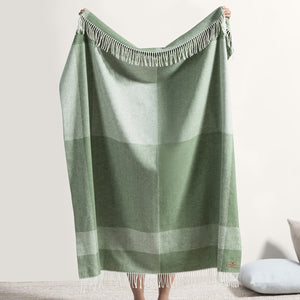 Hampton Plaid Throw - Olive