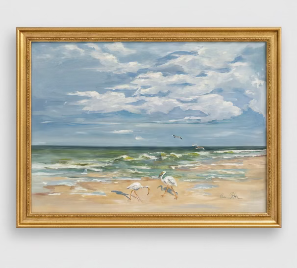 Egrets on the Beach
