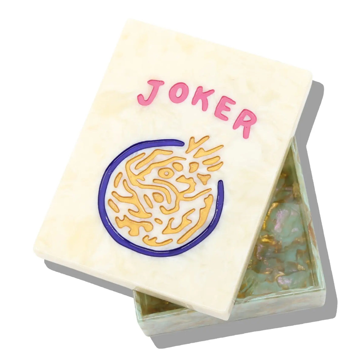 Hand Painted Joker Mahjong Box