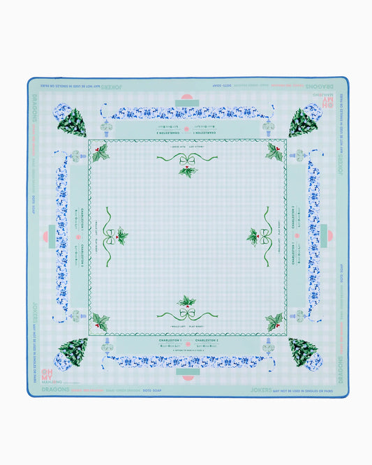 Holly Jolly Mahjong Mat in Tube
