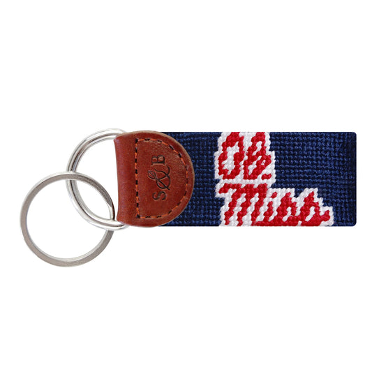 Mississippi Key Fob (Dark Navy)