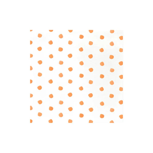 Papersoft Dinner Napkins - Dot Orange (Pack of 20)