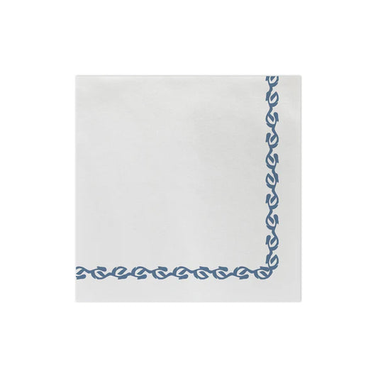 Papersoft Dinner Napkins - Dot Florentine Blue (Pack of 20)
