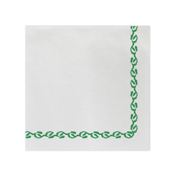 Papersoft Dinner Napkins - Dot Florentine Green (Pack of 20)