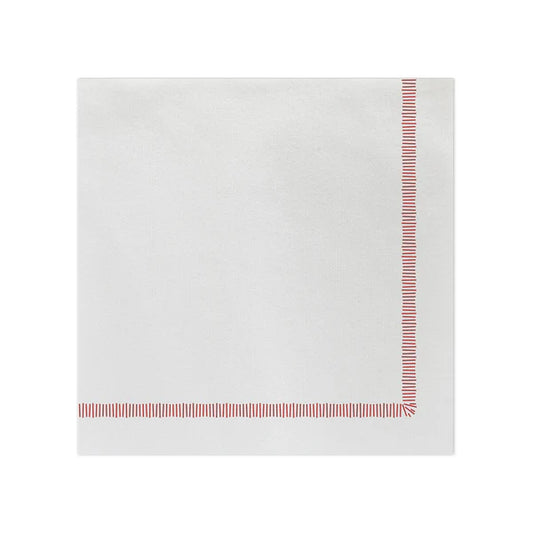 Papersoft Dinner Napkins - Fringe Red (Pack of 20)