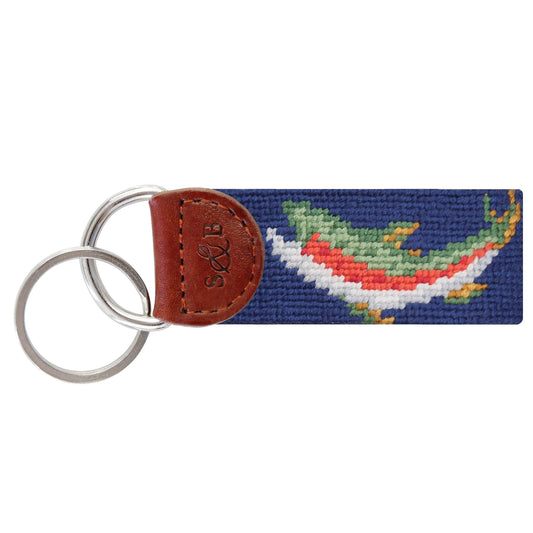 Rainbow Trout Key Fob (Classic Navy)