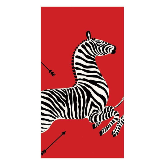 Red Zebra Guest/Dinner Napkins