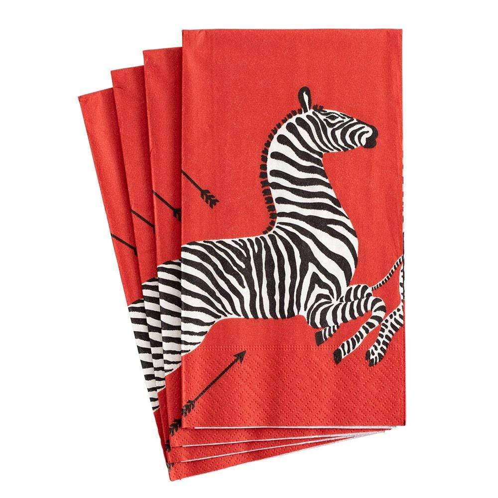 Red Zebra Guest/Dinner Napkins