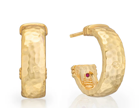 Cleopatra Classic Small Hoop Earrings - Gold