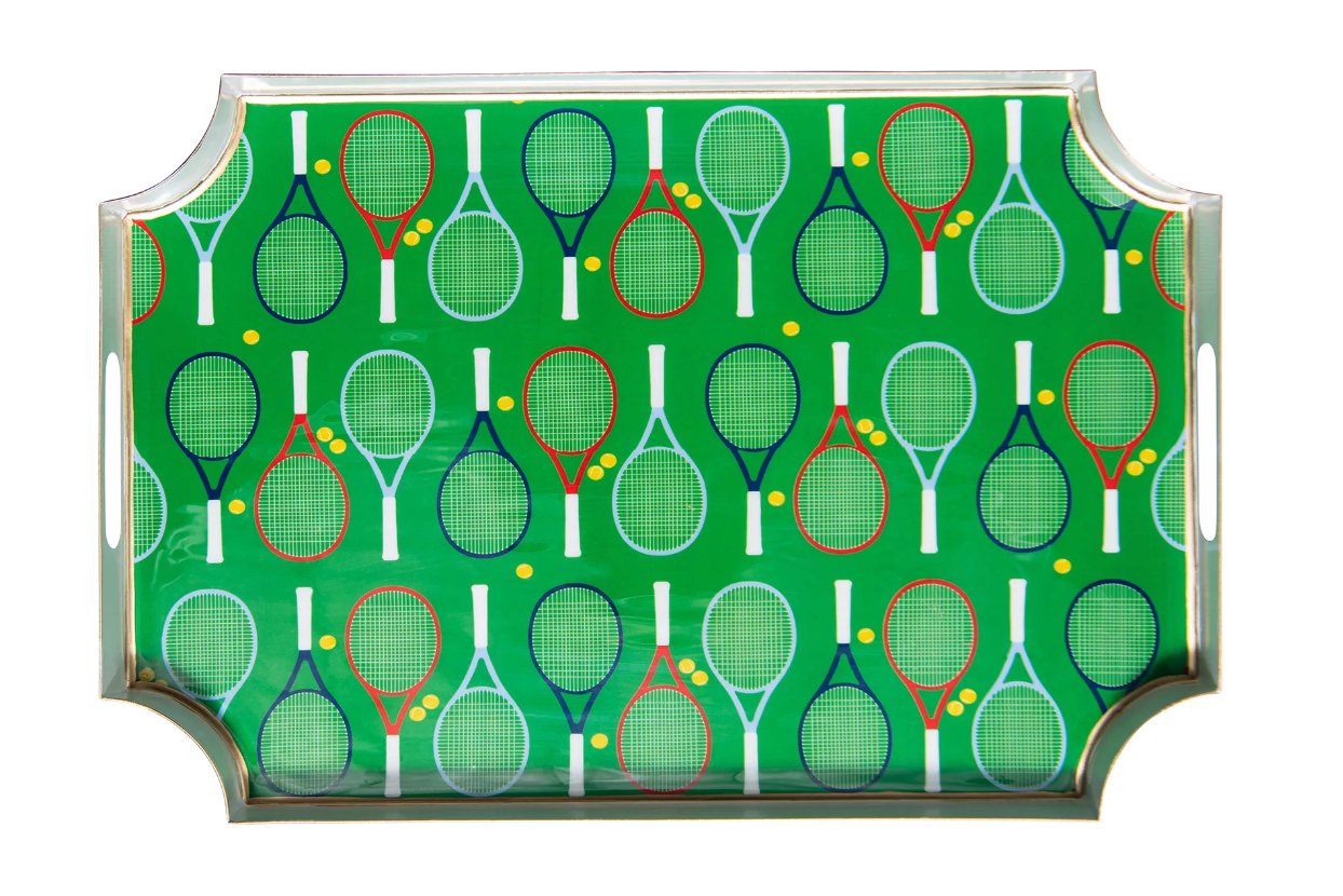 Tennis Enameled Tray