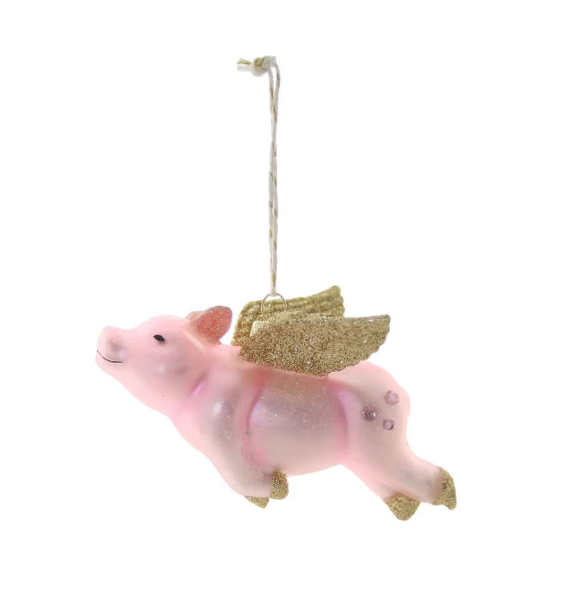 Flying Pig Ornament