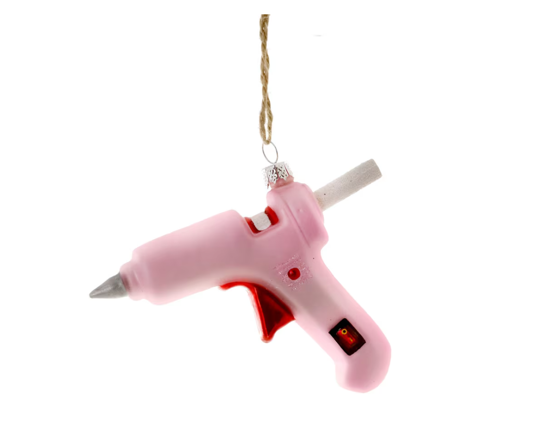 Pink Glue Gun Ornament