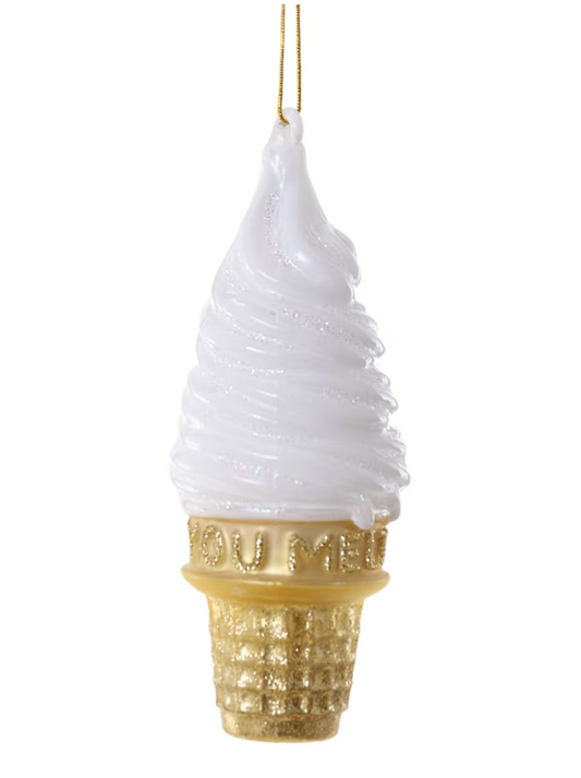 Vanilla Soft Serve Ornament