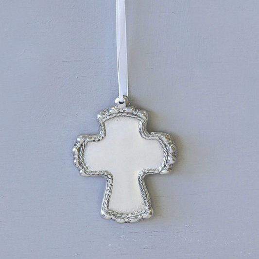 Cord Cross Ornament