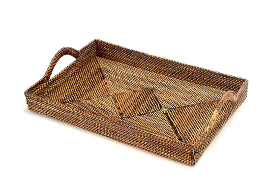 Rectangular Tray with Handles, Medium