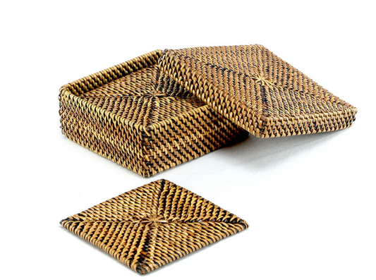 Coaster Set with Holder