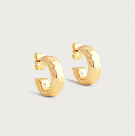 Farrier Huggie Hoop Earrings