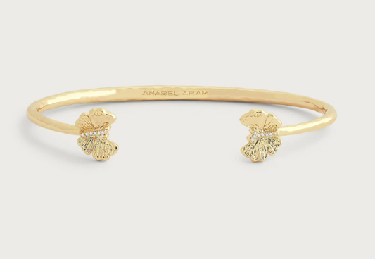 Butterfly Gold Bangle