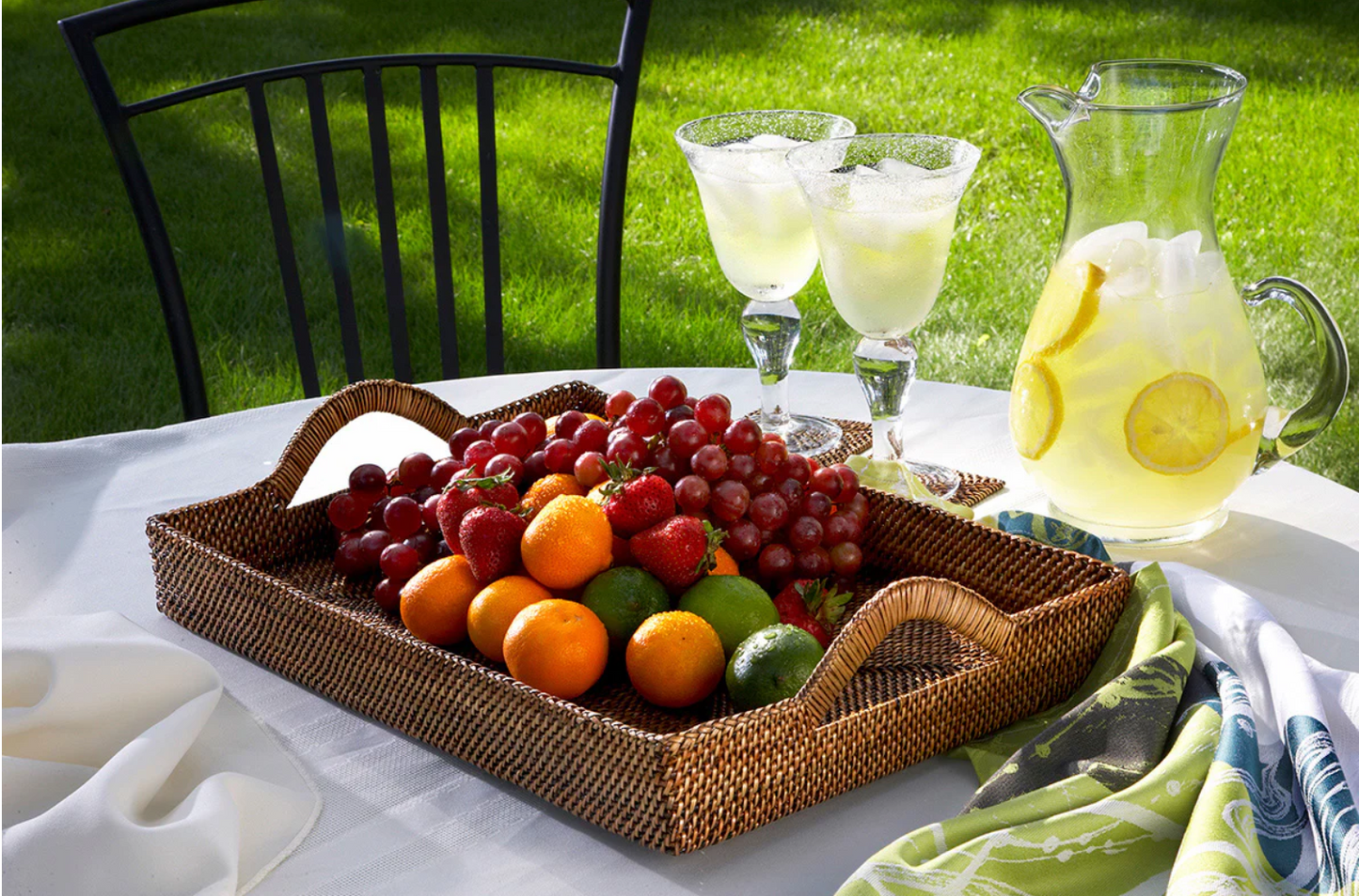 Rectangular Tray with Handles