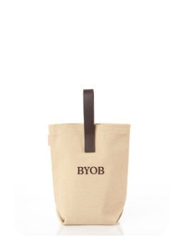 BYOB Leather Grip Bottle Carrier