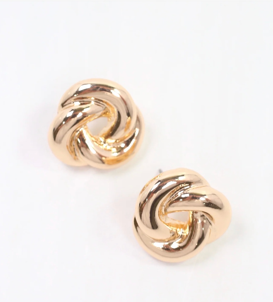 Open Knot Stud Earrings